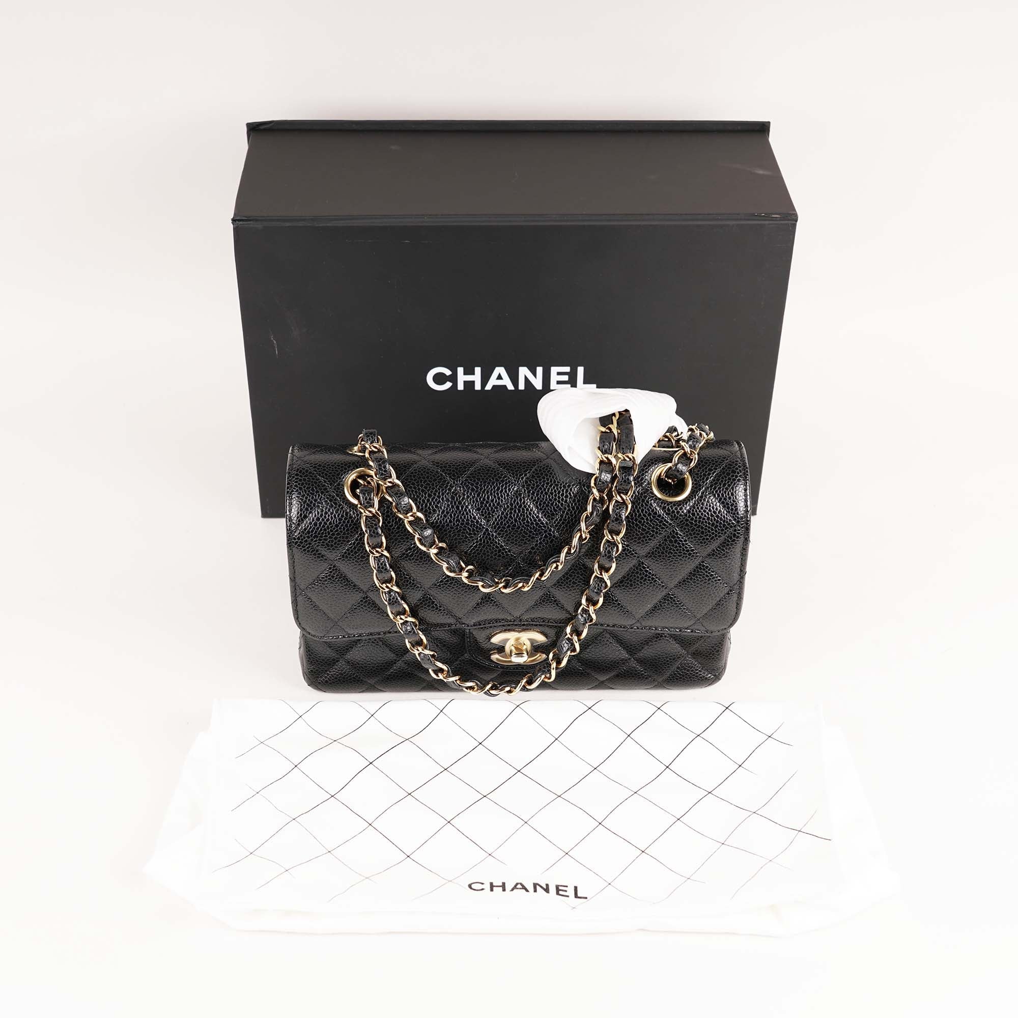 Small Classic Double Flap Bag - CHANEL - Affordable Luxury image