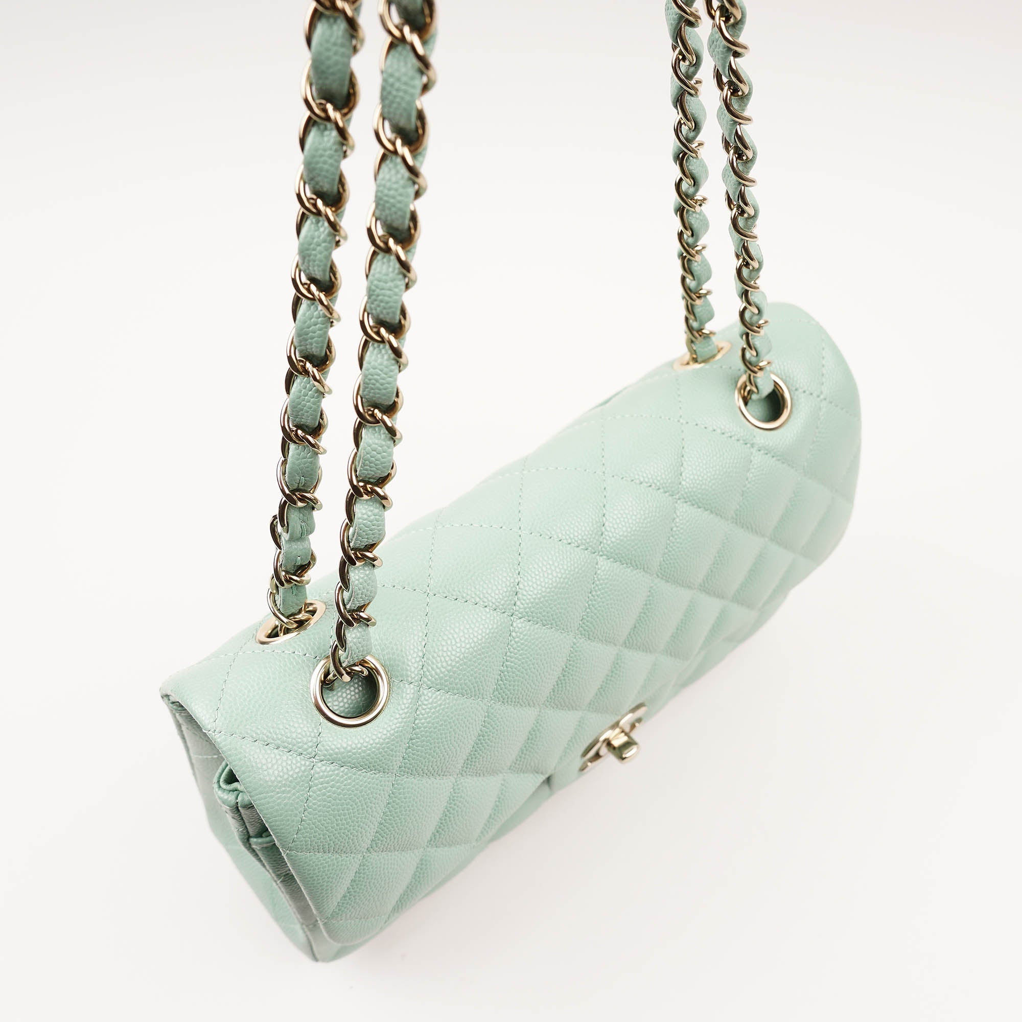 Small Classic Double Flap Bag - CHANEL - Affordable Luxury image