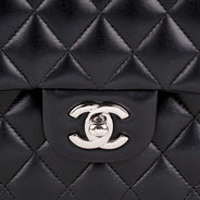 Small Classic Double Flap Black Lambskin - CHANEL - Affordable Luxury thumbnail image