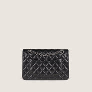 Small Classic Double Flap Black Lambskin - CHANEL - Affordable Luxury thumbnail image