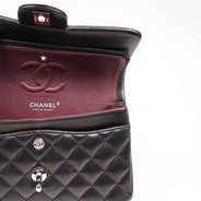 Small Classic Double Flap Black Lambskin - CHANEL - Affordable Luxury thumbnail image