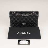 Small Classic Double Flap Black Lambskin - CHANEL - Affordable Luxury thumbnail image