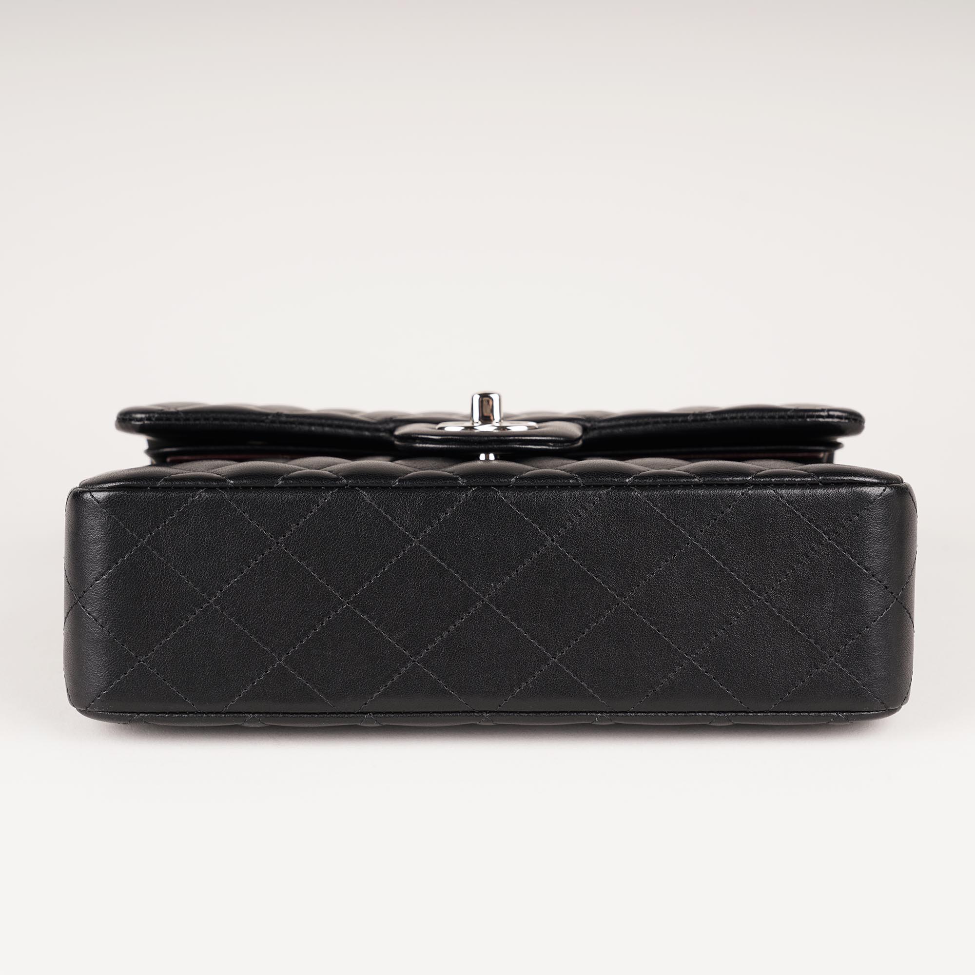 Small Classic Double Flap Black Lambskin - CHANEL - Affordable Luxury image