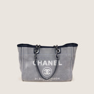 Small Deauville Shopping Tote - CHANEL - Affordable Luxury thumbnail image