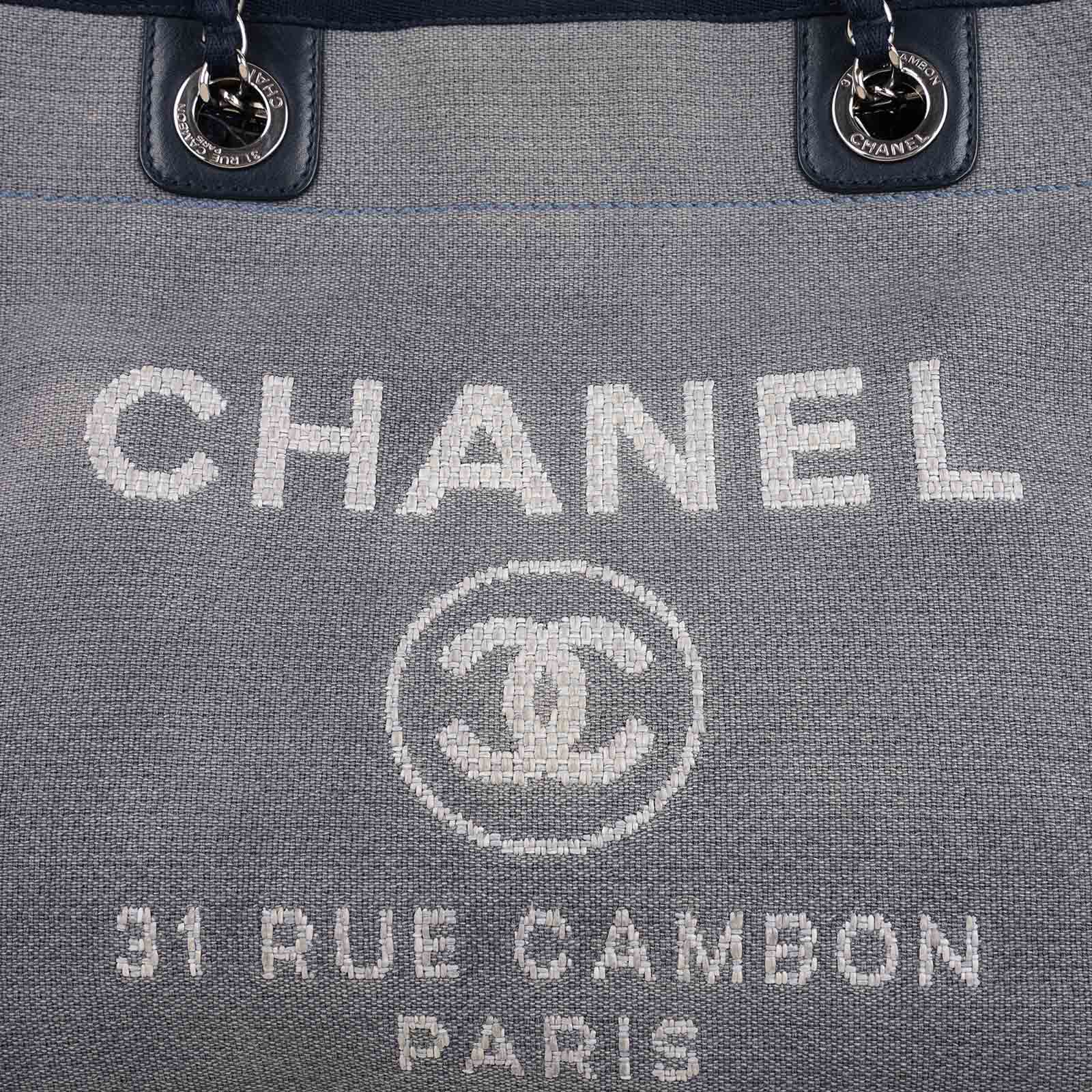 Small Deauville Shopping Tote - CHANEL - Affordable Luxury image