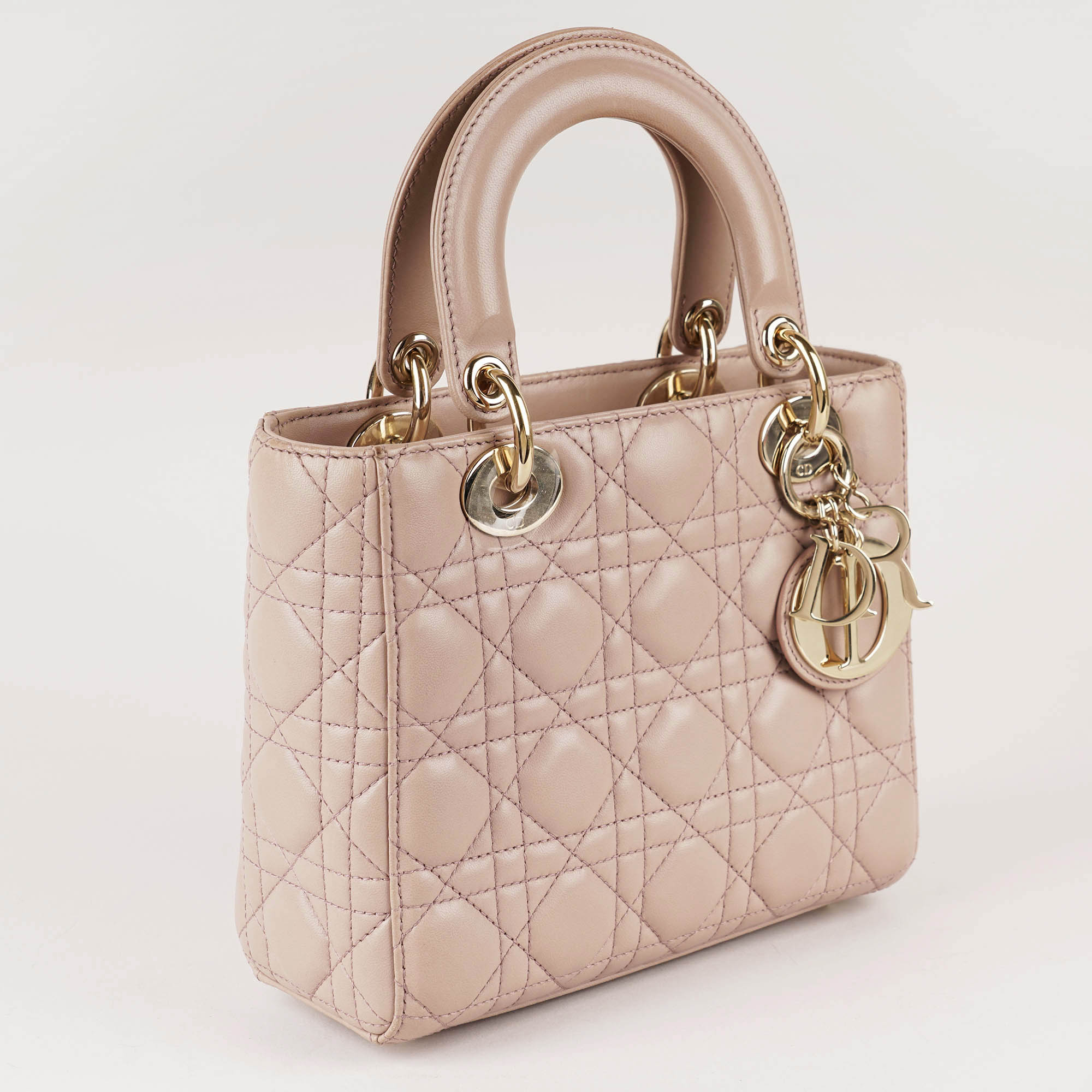 Small Lady Dior Handbag - CHRISTIAN DIOR - Affordable Luxury image