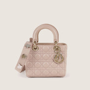Small Lady Dior Handbag - CHRISTIAN DIOR - Affordable Luxury thumbnail image