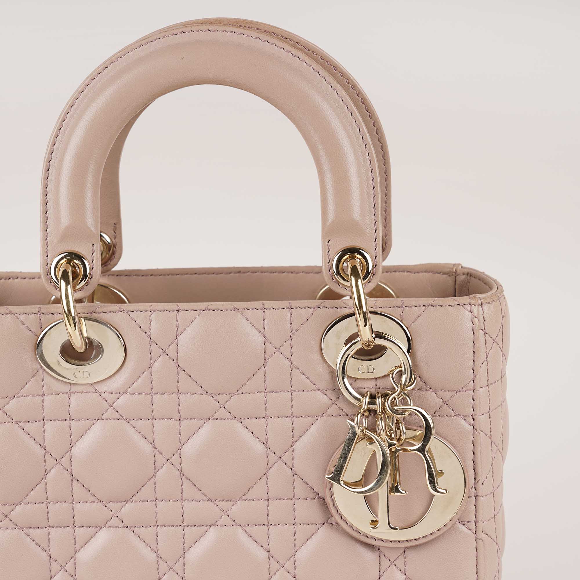 Small Lady Dior Handbag - CHRISTIAN DIOR - Affordable Luxury image