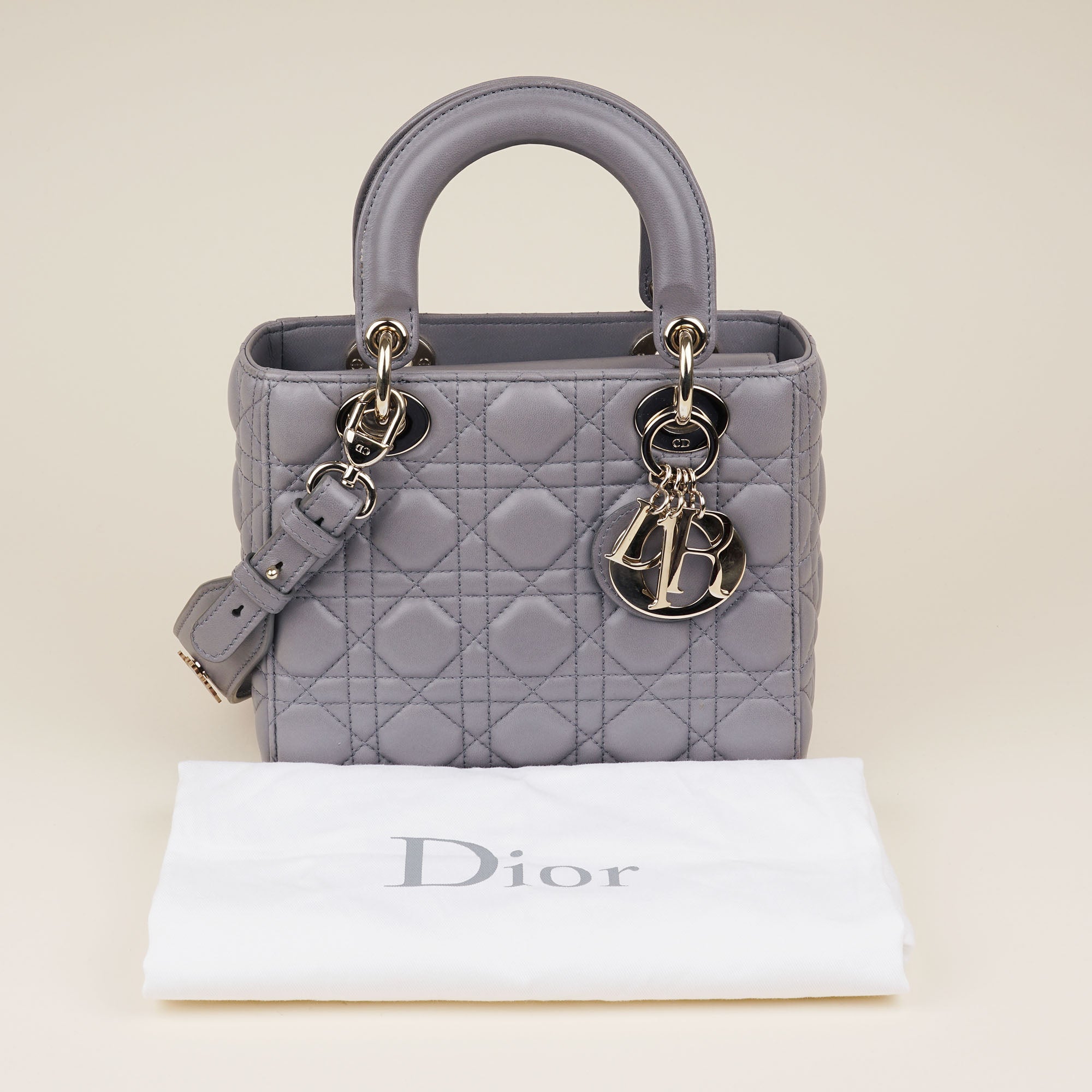 Small Lady Dior Top Handle - CHRISTIAN DIOR - Affordable Luxury image