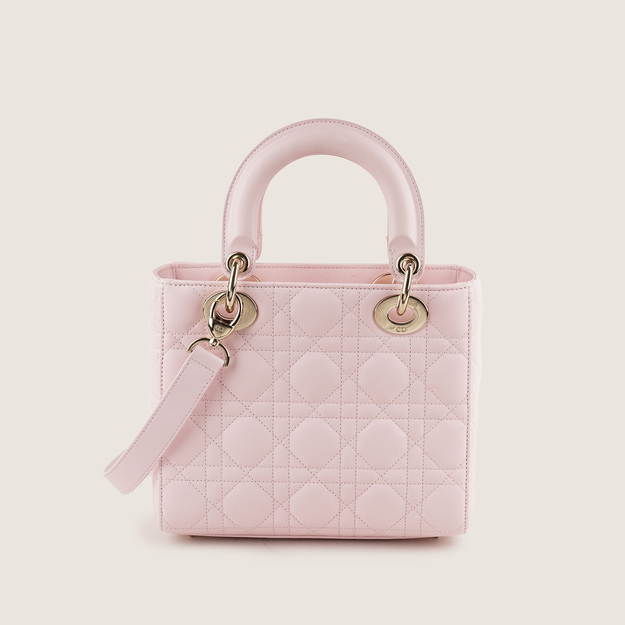 Small Lady Dior Top Handle - CHRISTIAN DIOR - Affordable Luxury