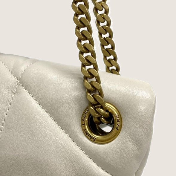 Small LouLou Puffer Shoulder Bag - SAINT LAURENT - Affordable Luxury image