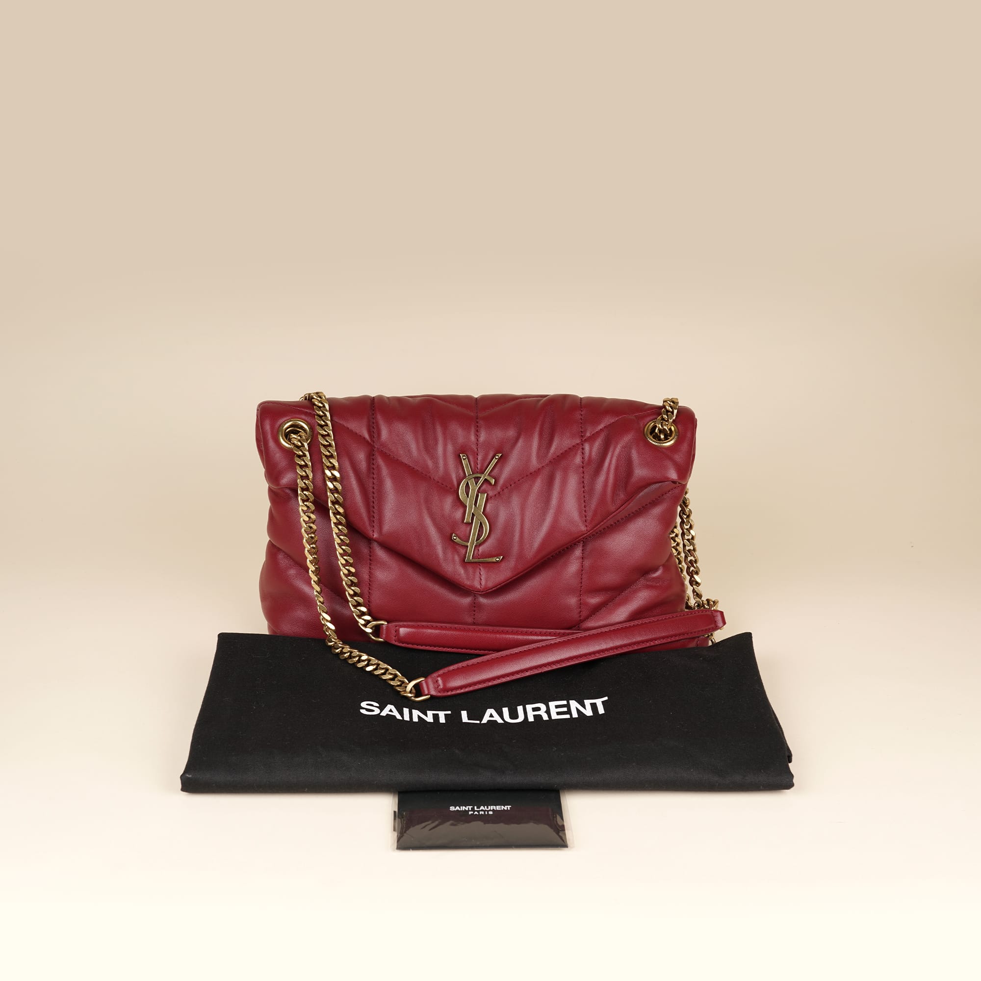 Small LouLou Puffer Shoulder Bag - SAINT LAURENT - Affordable Luxury image