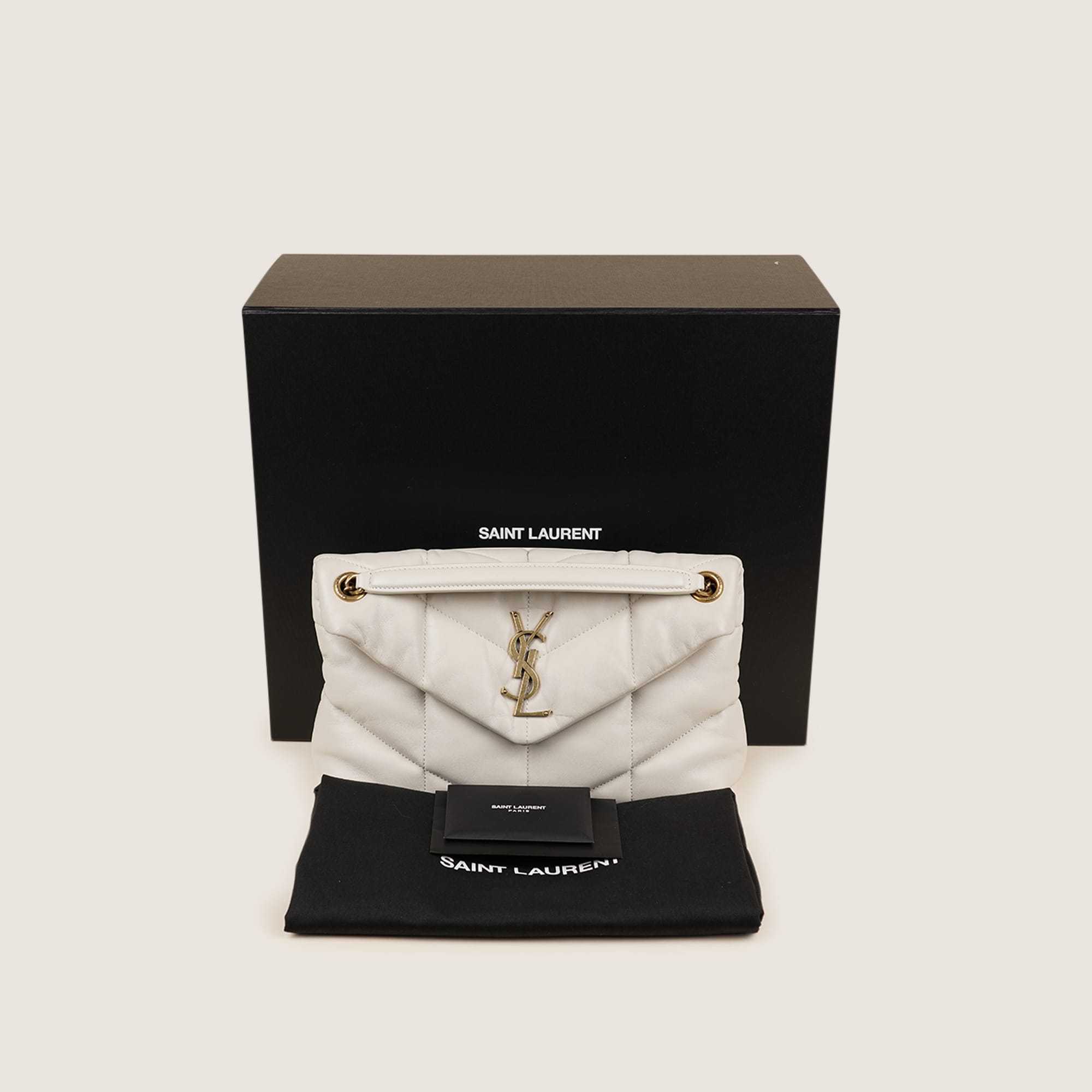 Small LouLou Puffer Shoulder Bag - SAINT LAURENT - Affordable Luxury image