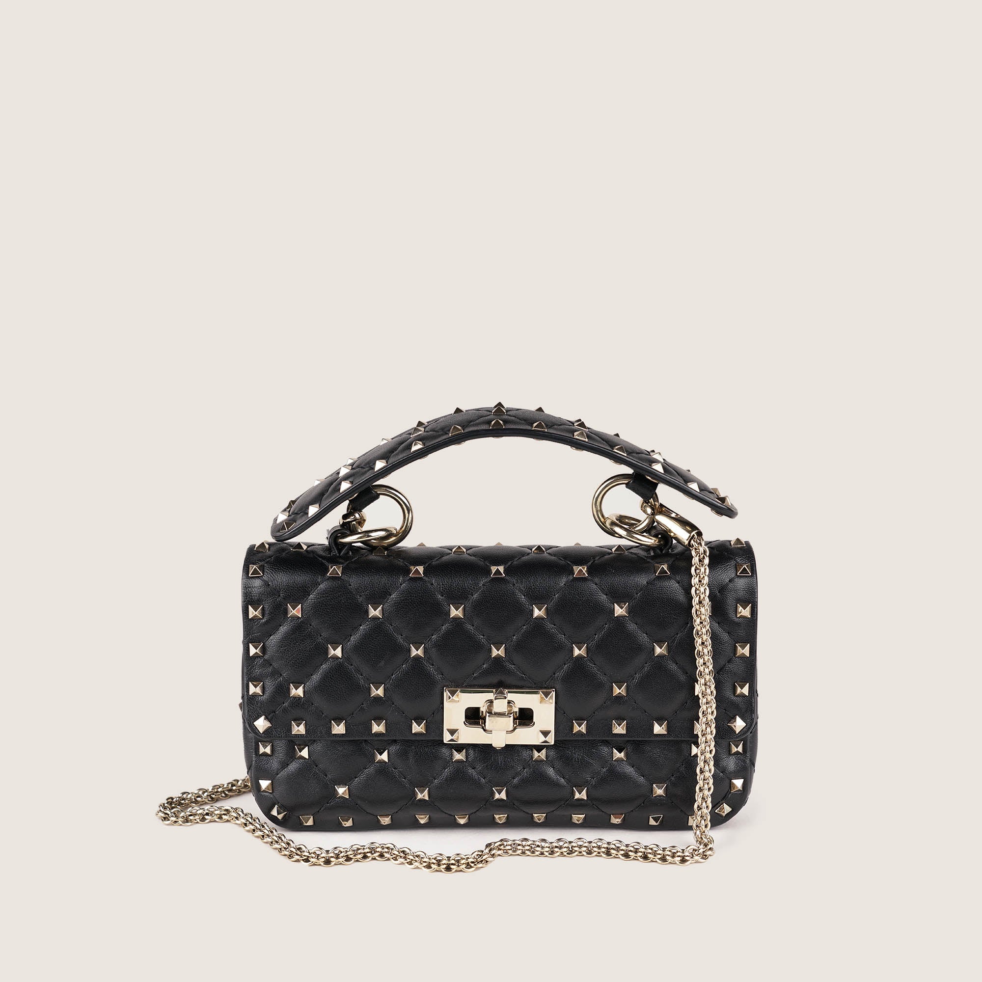 Small Rockstud Shoulder Bag - VALENTINO - Affordable Luxury