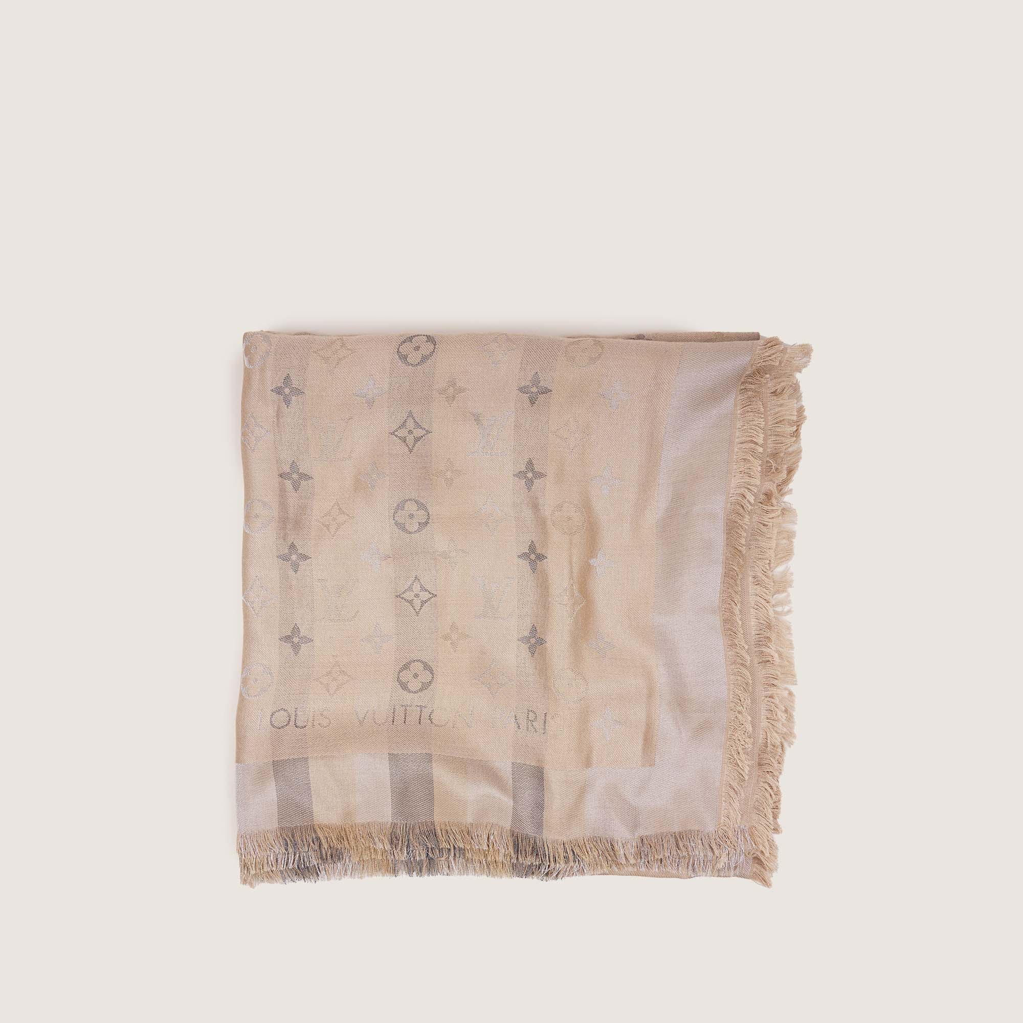 So Shine Monogram Shawl - LOUIS VUITTON - Affordable Luxury