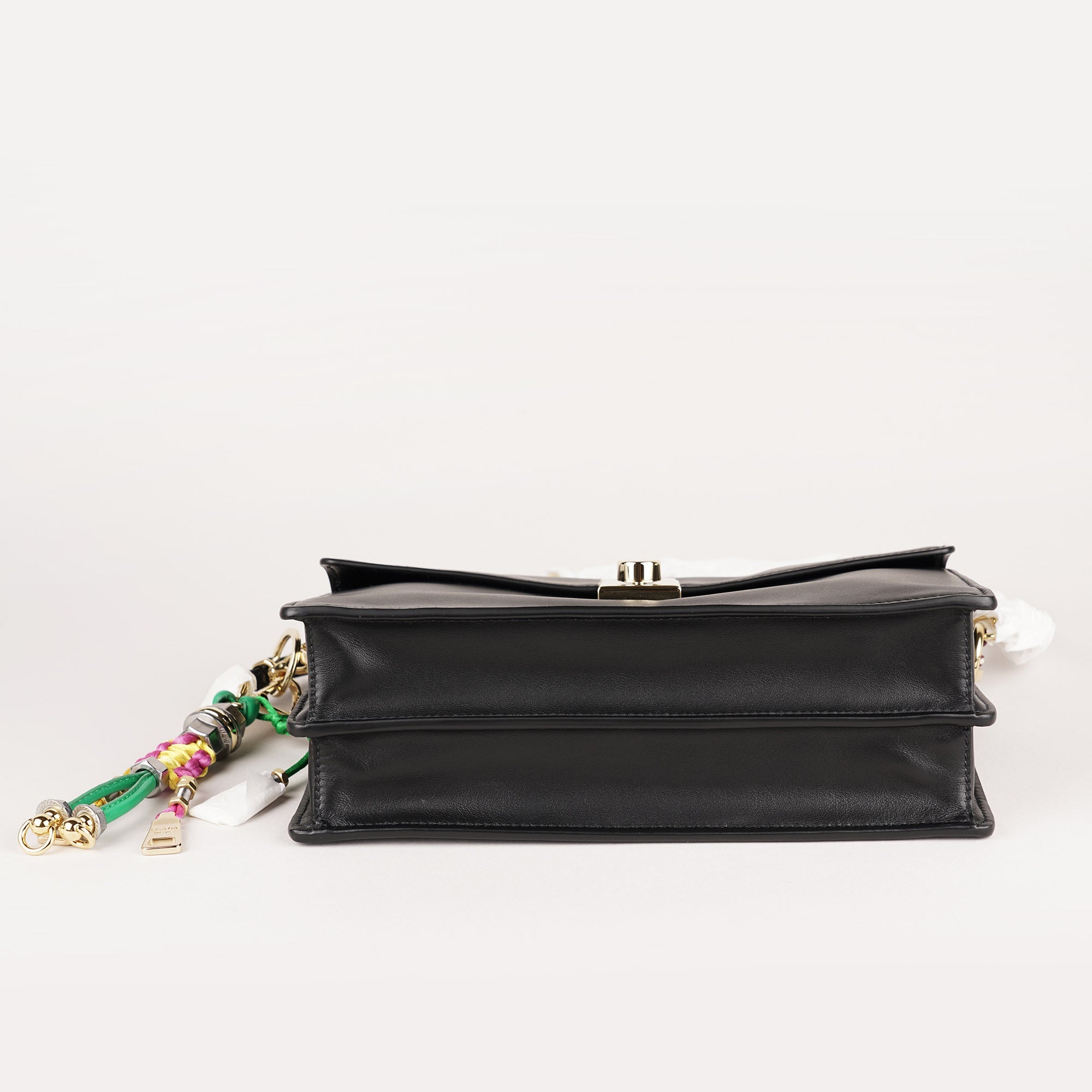 Soft Sound Small Charms Shoulder Bag - PRADA - Affordable Luxury image