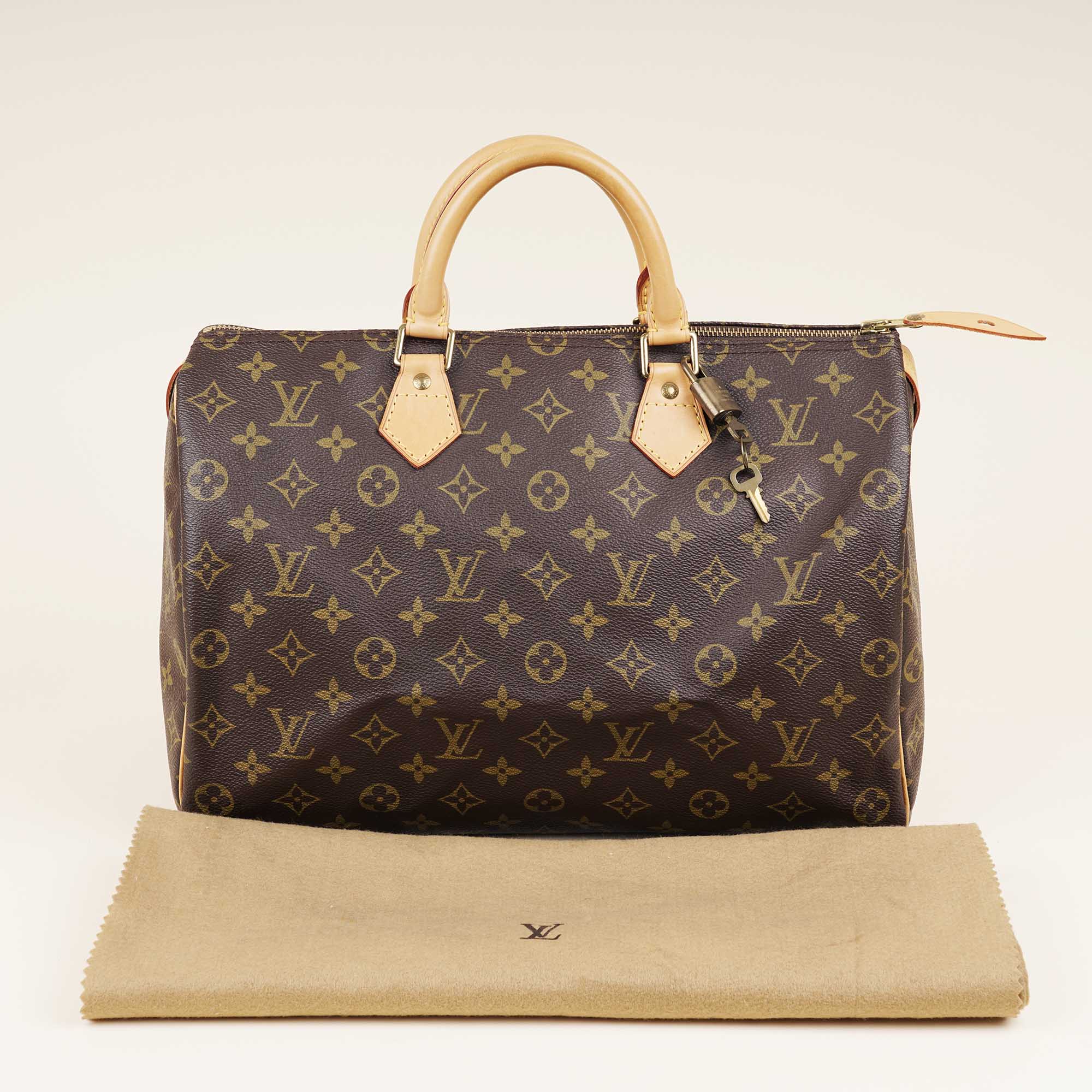 Speedy 35 Handbag - LOUIS VUITTON - Affordable Luxury image