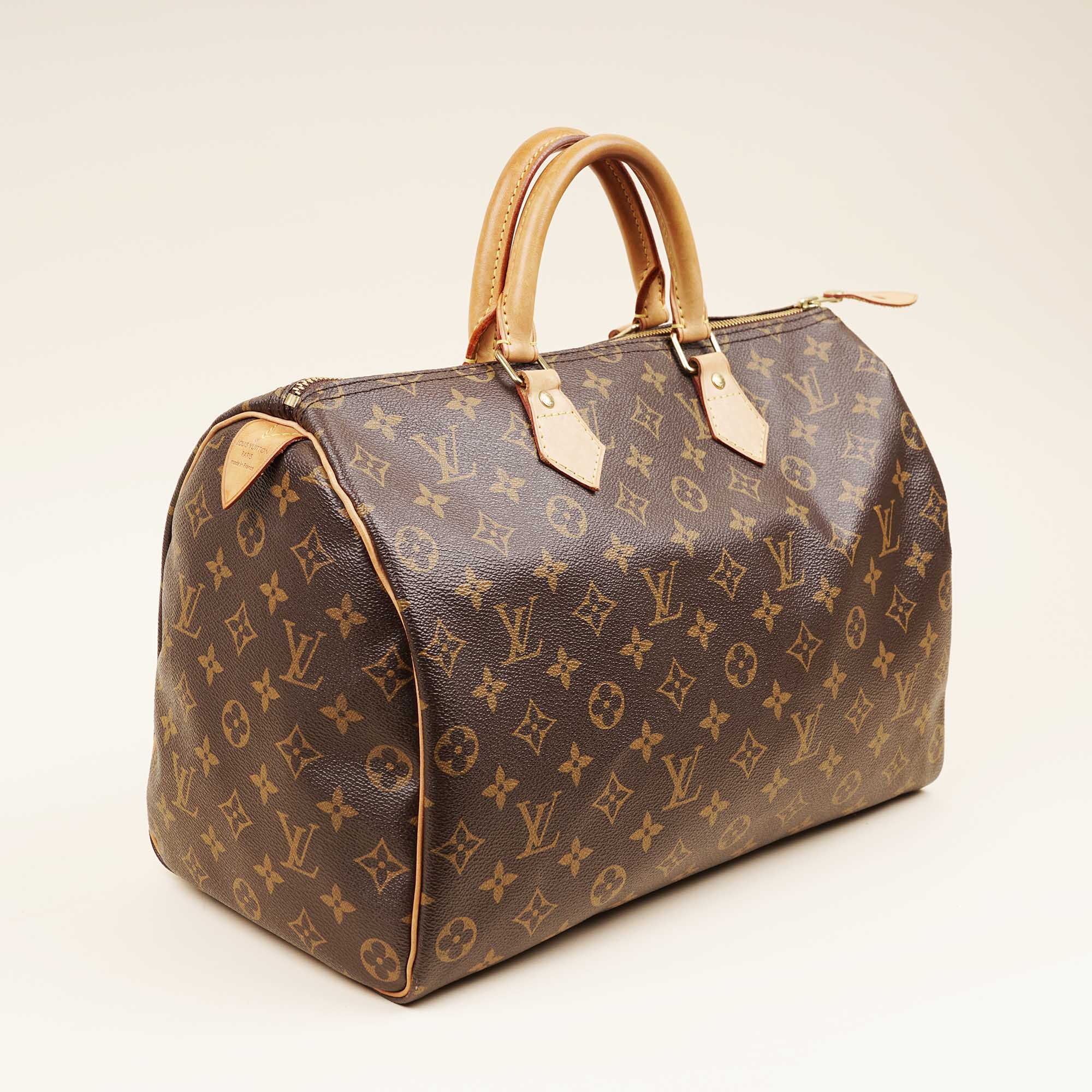 Speedy 35 Handbag - LOUIS VUITTON - Affordable Luxury image