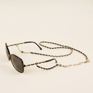 Square Chain Sunglasses - CHANEL - Affordable Luxury thumbnail image