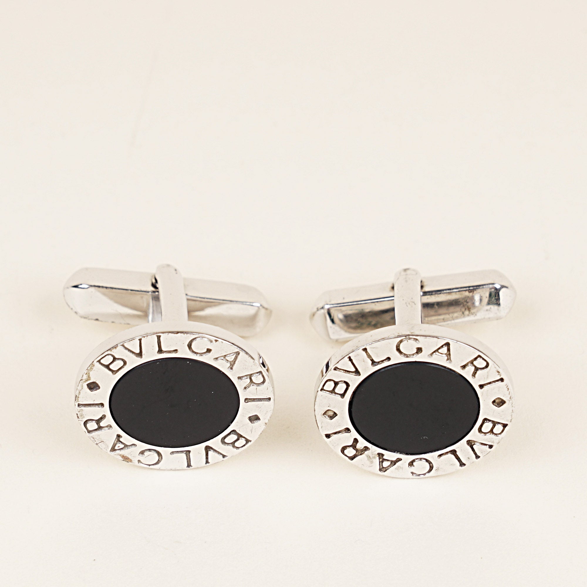 Sterling Silver Cufflinks - BULGARI - Affordable Luxury