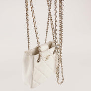 Super Mini Tote/Clutch with Long Chain - CHANEL - Affordable Luxury thumbnail image