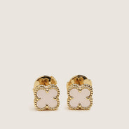 Sweet Alhambra Earstuds - VAN CLEEF & ARPELS - Affordable Luxury thumbnail image