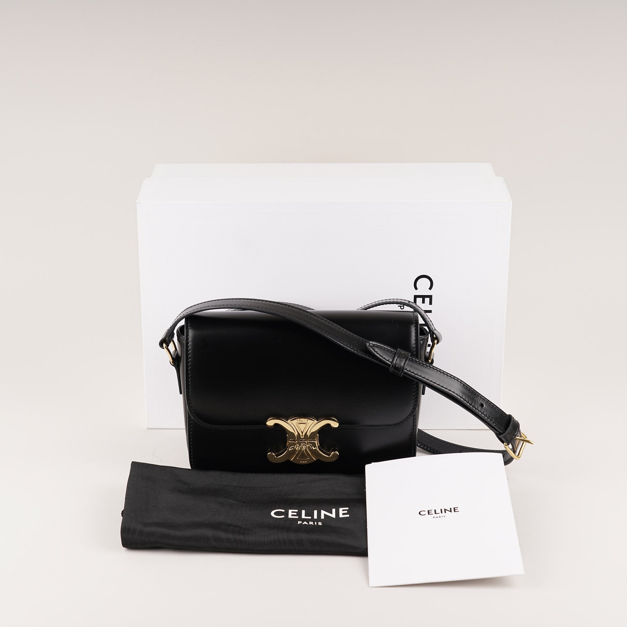 Teen Triomphe Shoulder Bag - CELINE - Affordable Luxury image