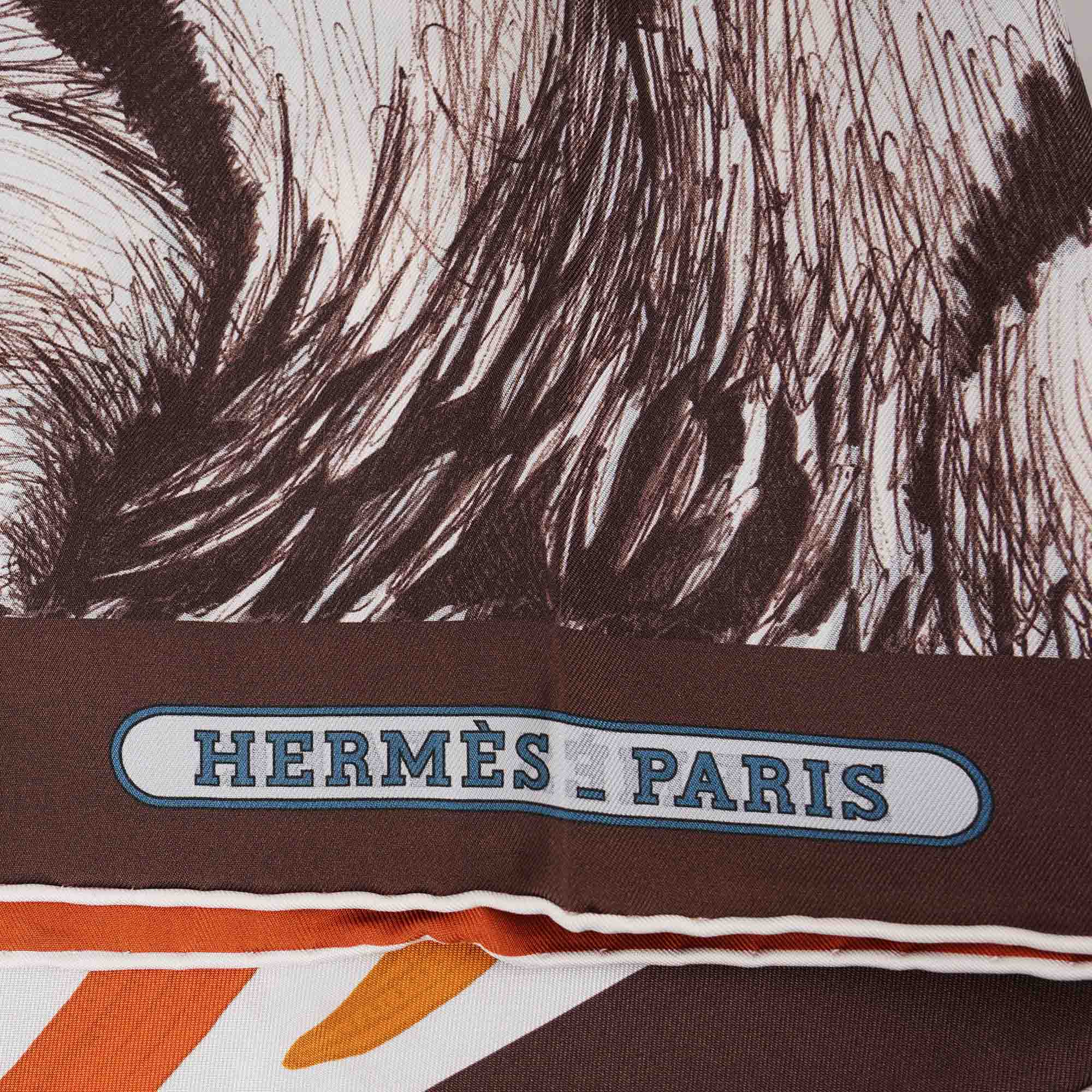 Tigre Royale Silk Scarf 90 - HERMÈS - Affordable Luxury image