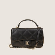 Top Handle Mini Flap Bag - CHANEL - Affordable Luxury thumbnail image