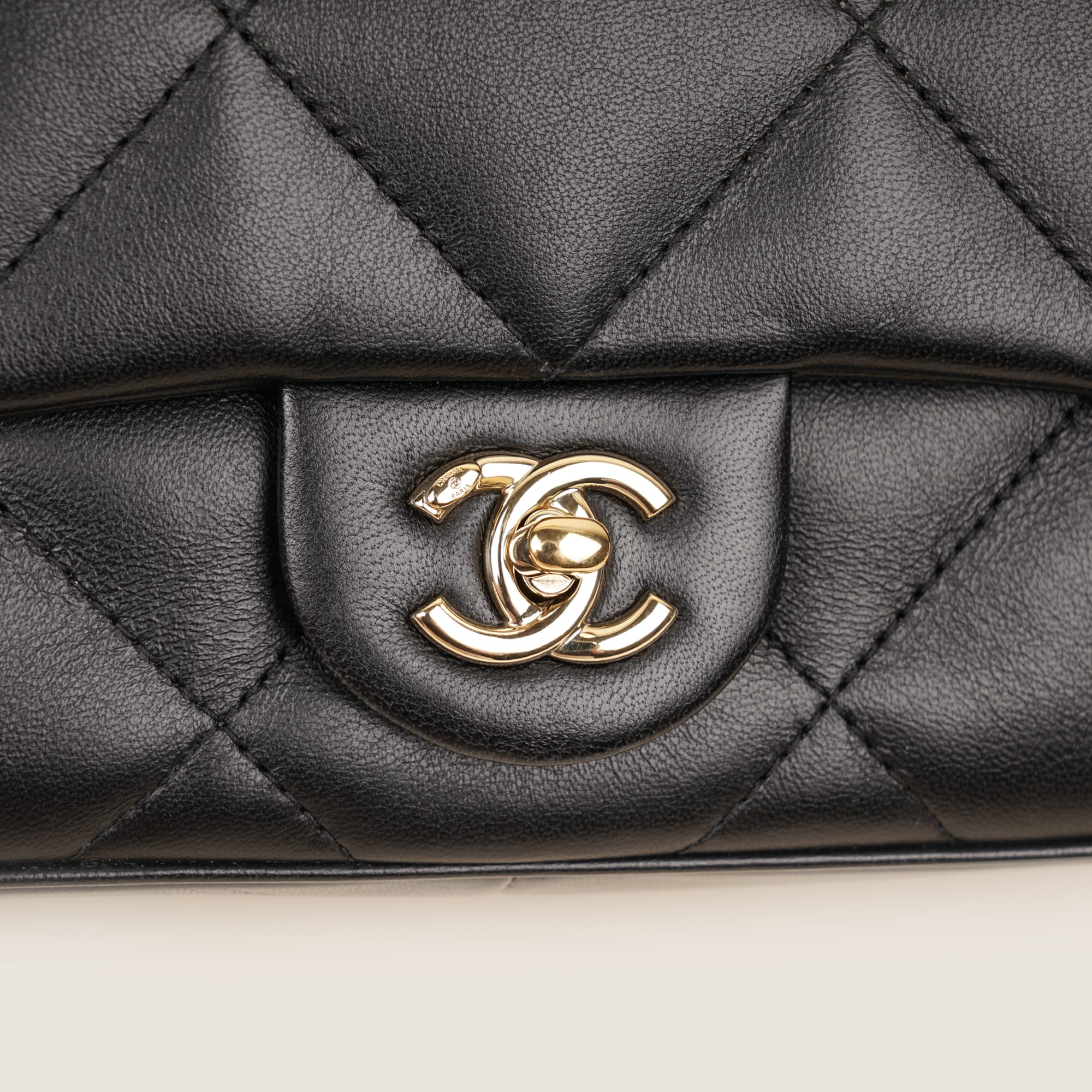 Top Handle Mini Flap Bag - CHANEL - Affordable Luxury image