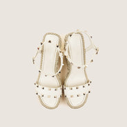 Torchon Rockstud Wedges 40 - VALENTINO - Affordable Luxury thumbnail image