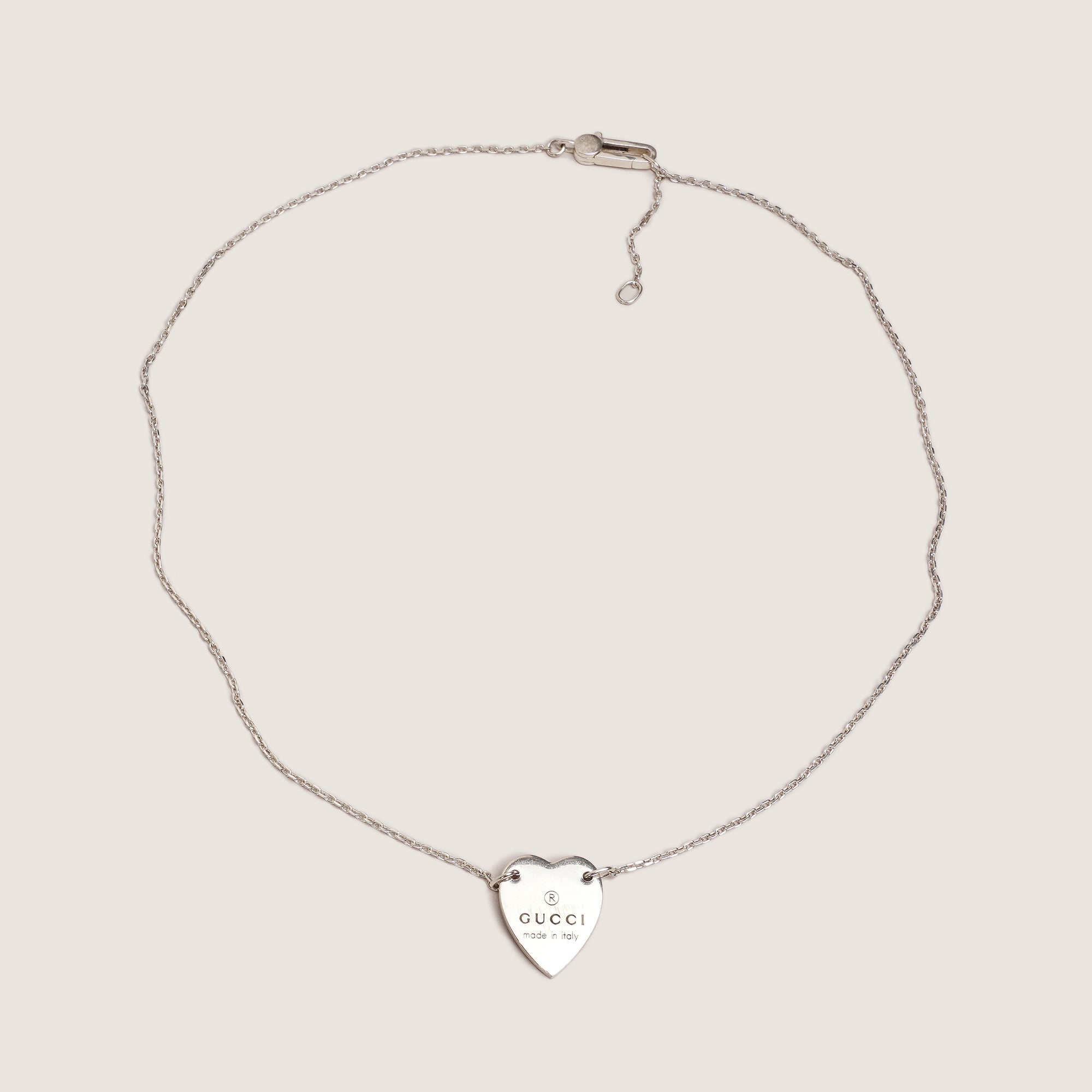 Trademark Heart Pendant Necklace - GUCCI - Affordable Luxury image