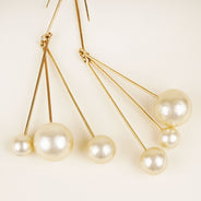 Triple Ball Earrings - CELINE - Affordable Luxury thumbnail image