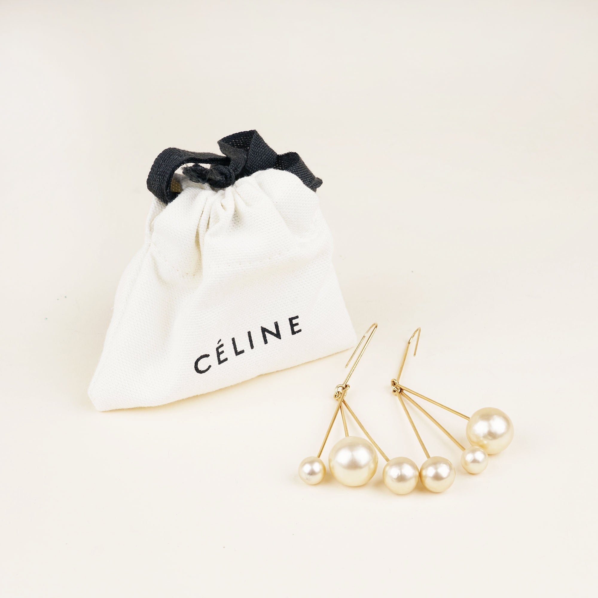 Triple Ball Earrings - CELINE - Affordable Luxury image