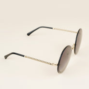 Triple Chain Sunglasses - CHANEL - Affordable Luxury thumbnail image