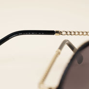 Triple Chain Sunglasses - CHANEL - Affordable Luxury thumbnail image