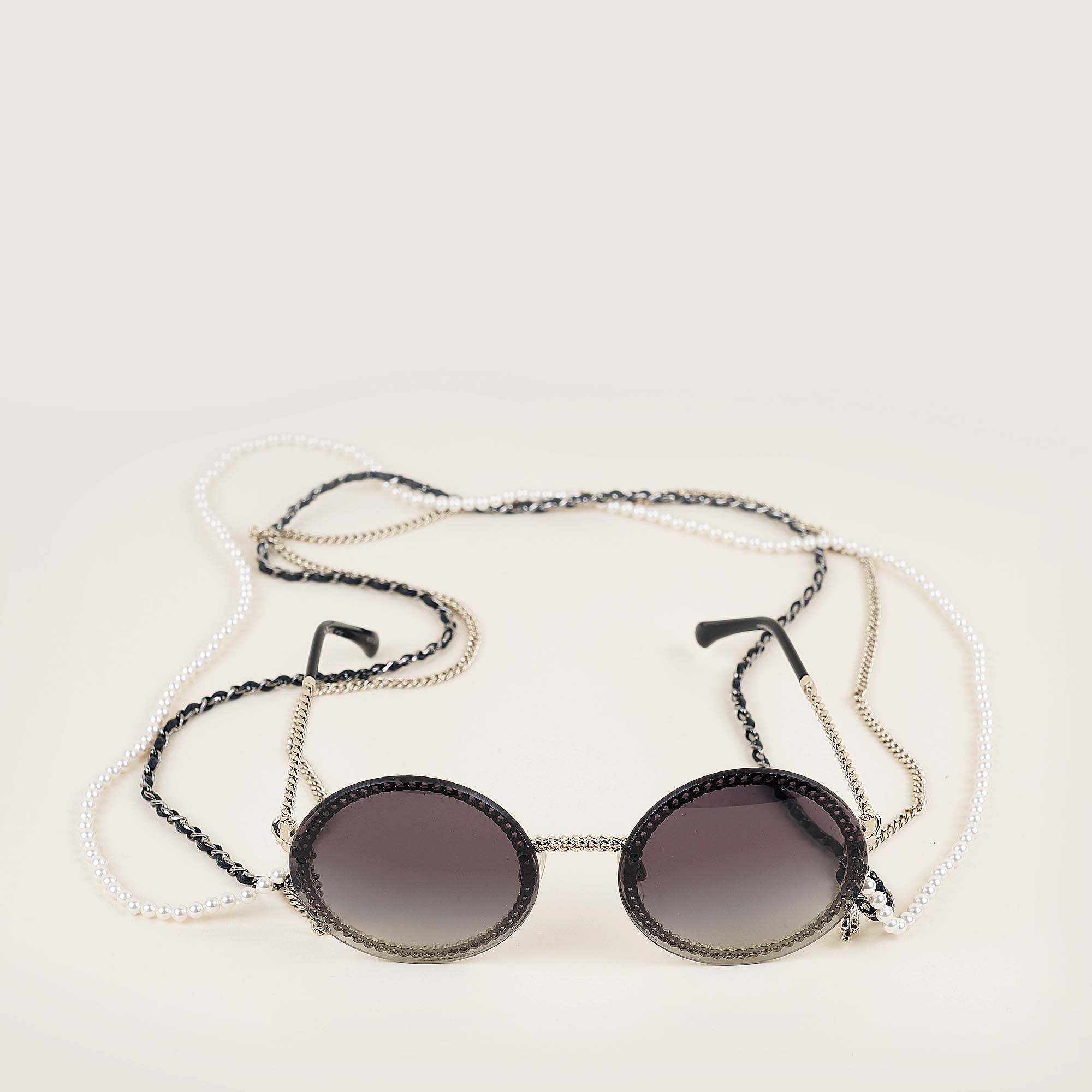 Triple Chain Sunglasses - CHANEL - Affordable Luxury