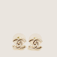 Turn - Lock Earrings - CHANEL - Affordable Luxury thumbnail image