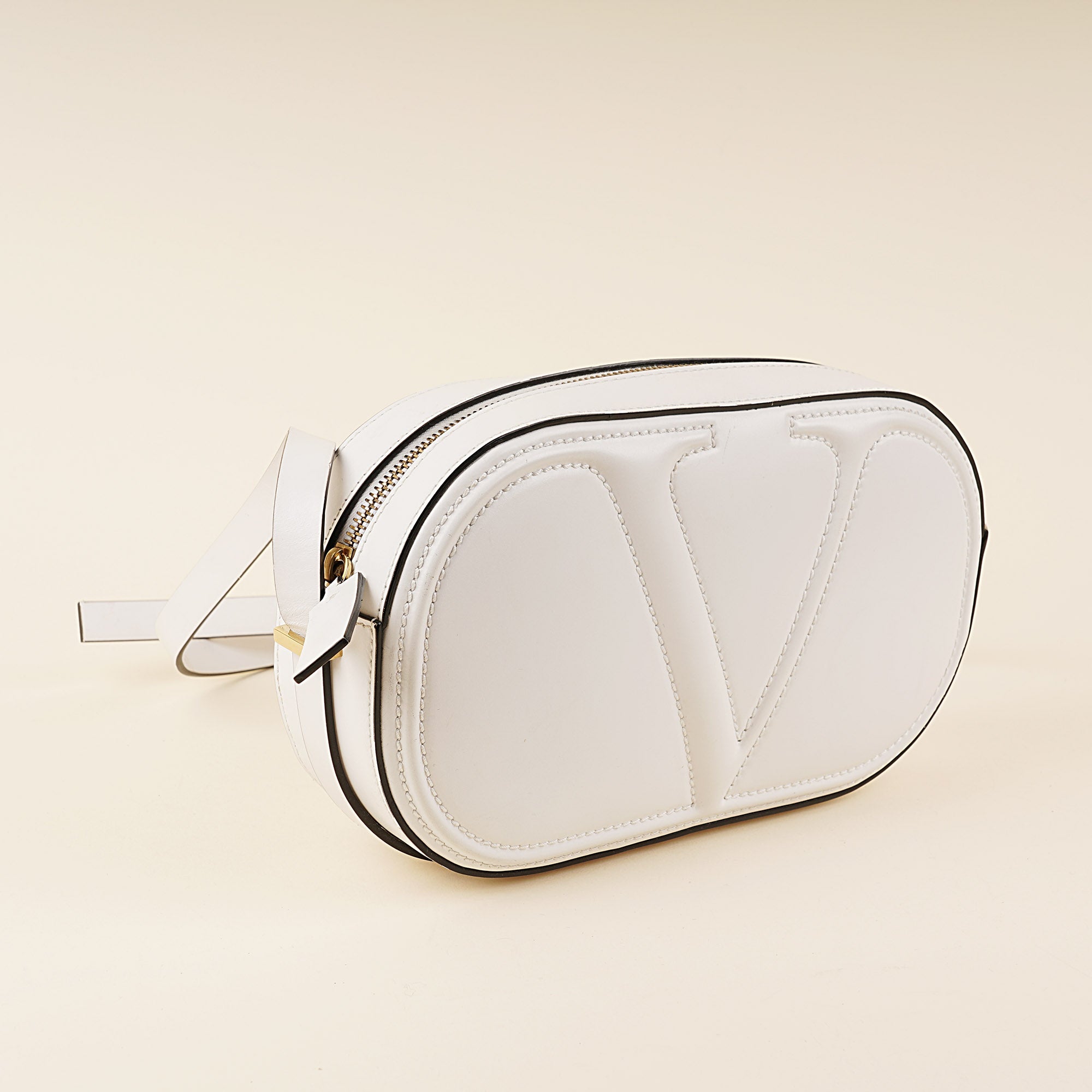 V - Logo Crossbody Bag - VALENTINO - Affordable Luxury image