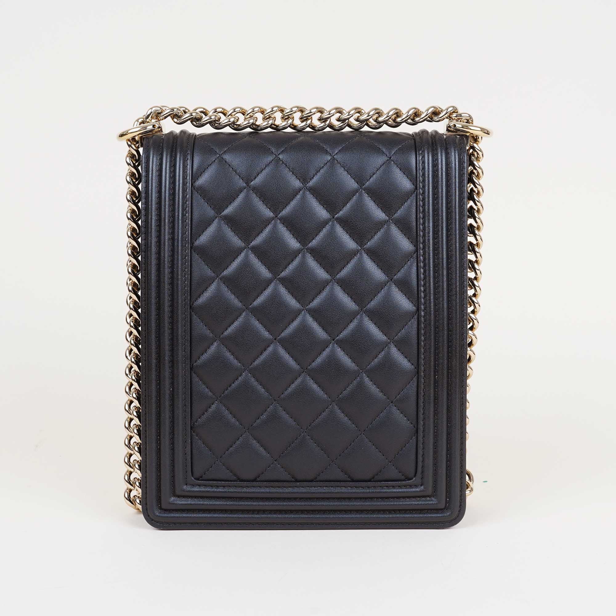 Vertical Boy Flap Bag - CHANEL - Affordable Luxury image