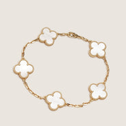 Vintage Alhambra 5-Motif Bracelet - VAN CLEEF & ARPELS - Affordable Luxury thumbnail image