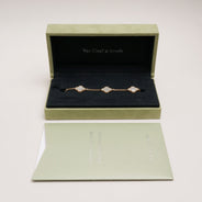 Vintage Alhambra 5-Motif Bracelet - VAN CLEEF & ARPELS - Affordable Luxury thumbnail image