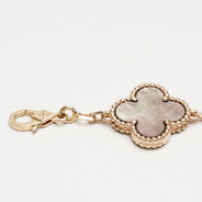 Vintage Alhambra Bracelet 5 Motifs 18k Gold/Diamonds - VAN CLEEF & ARPELS - Affordable Luxury thumbnail image