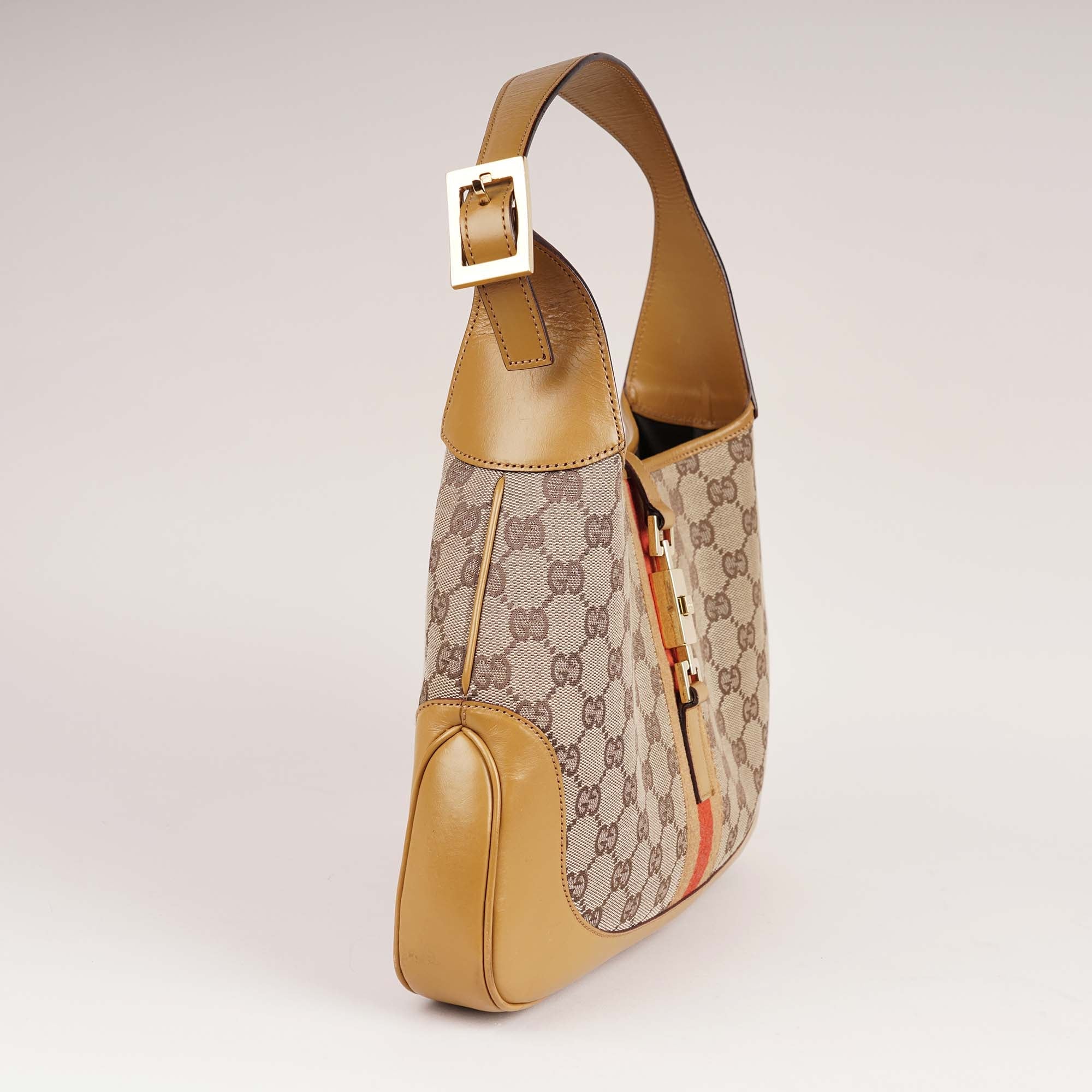 Vintage Jackie WEB Shoulder Bag - GUCCI - Affordable Luxury image