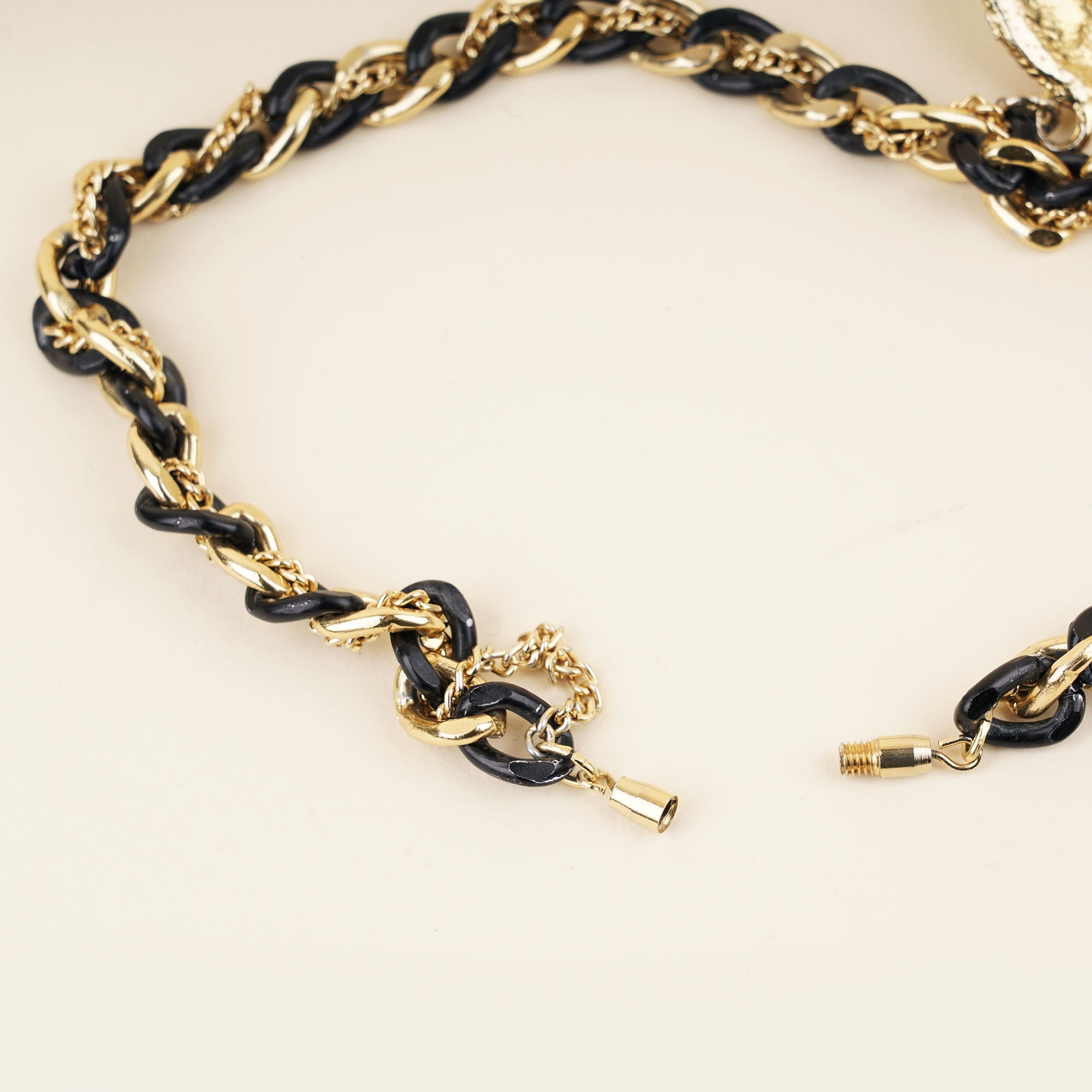 Vintage Medallion Choker Necklace - CHANEL - Affordable Luxury image