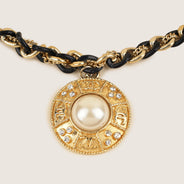 Vintage Medallion Choker Necklace - CHANEL - Affordable Luxury thumbnail image