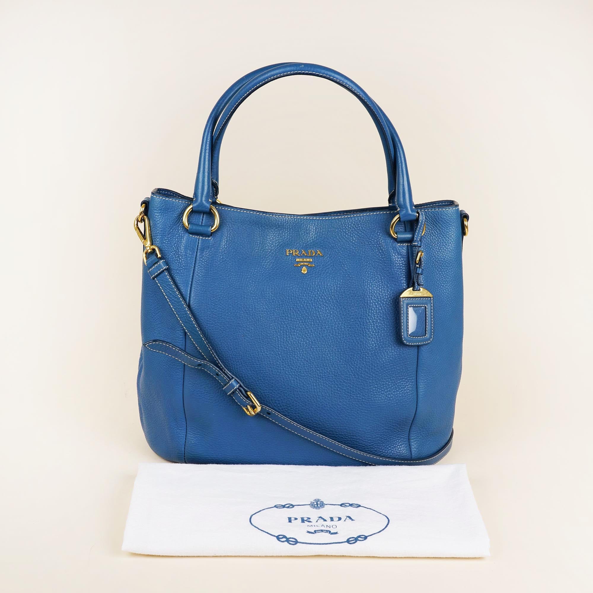 Vitello Daino Tote Bag - PRADA - Affordable Luxury image