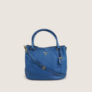 Vitello Daino Tote Bag - PRADA - Affordable Luxury thumbnail image