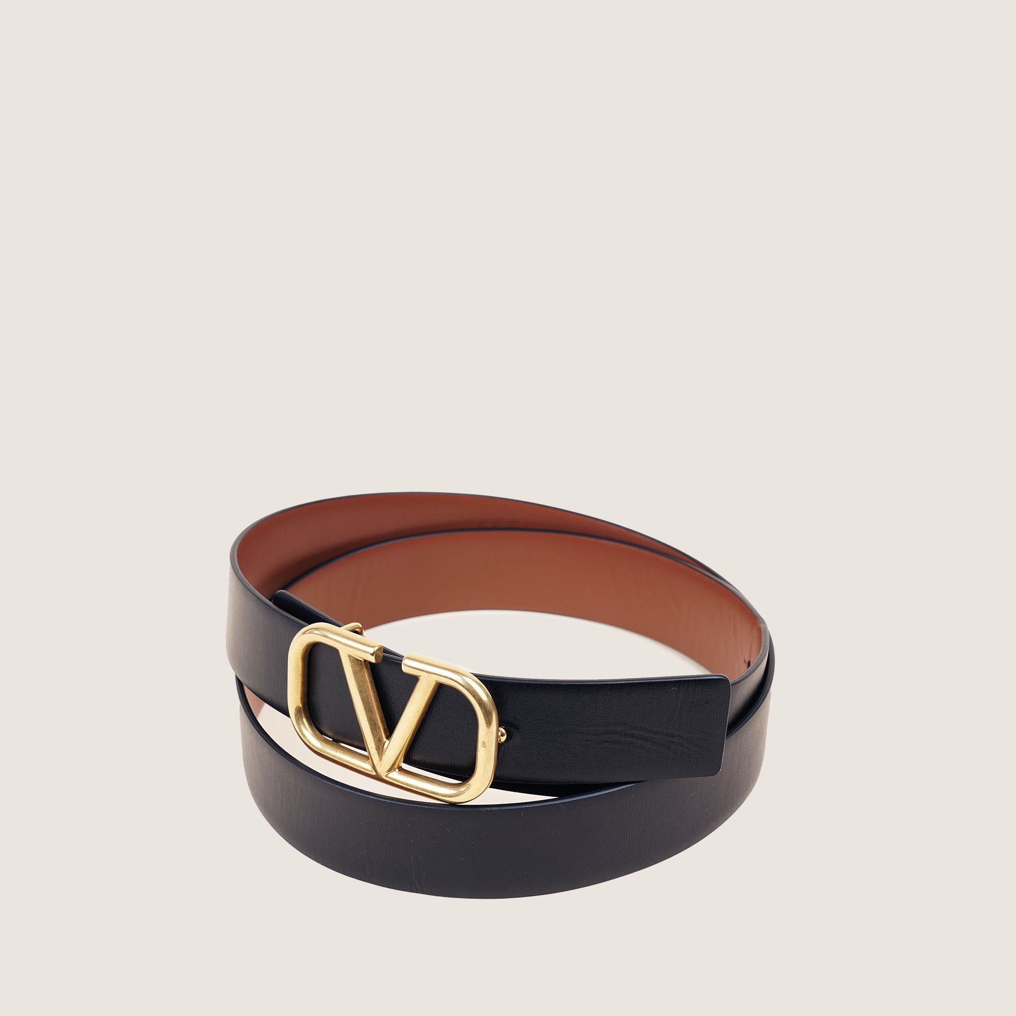 VLogo Reversible Belt 95 - VALENTINO - Affordable Luxury