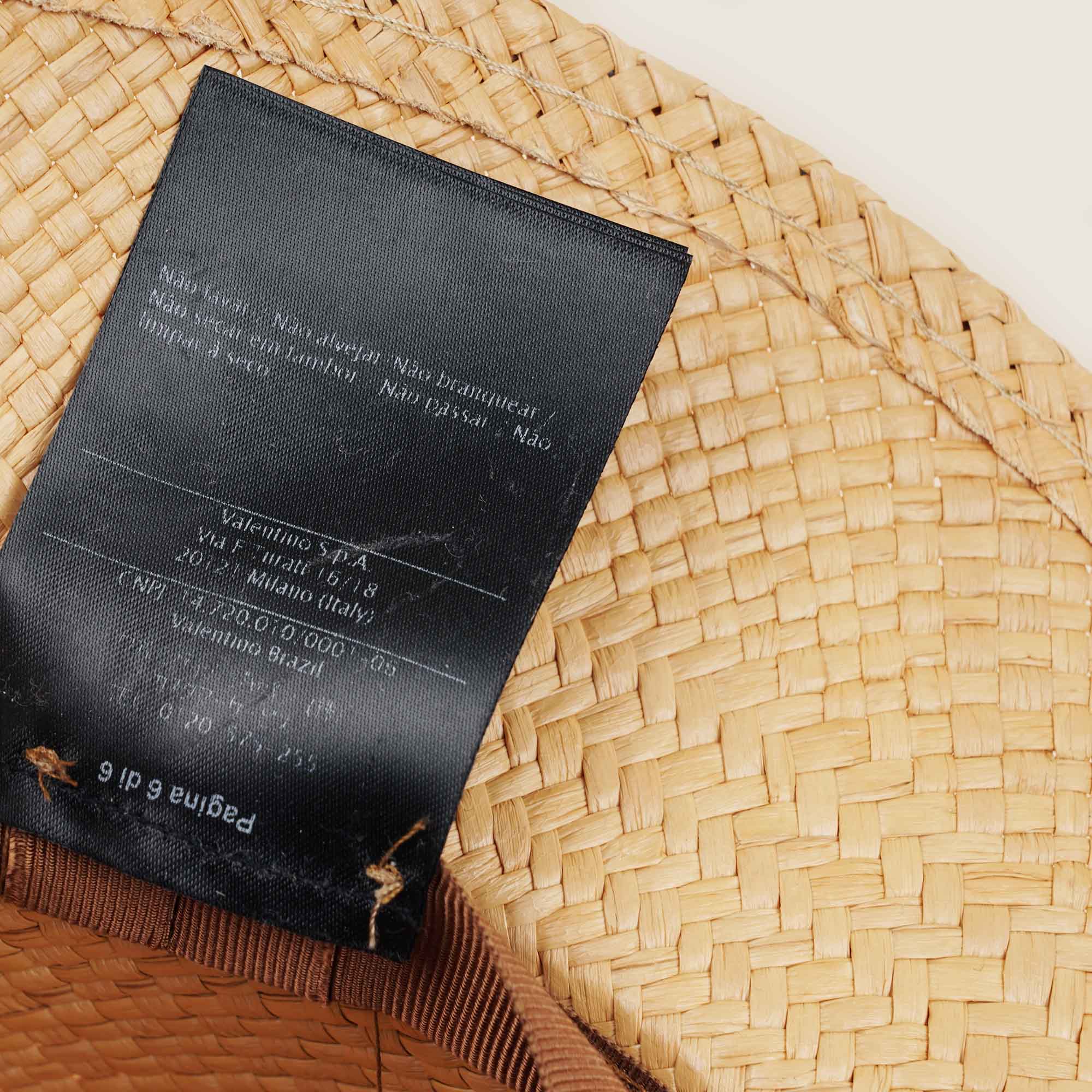 Vlogo Woven Hat - VALENTINO - Affordable Luxury image